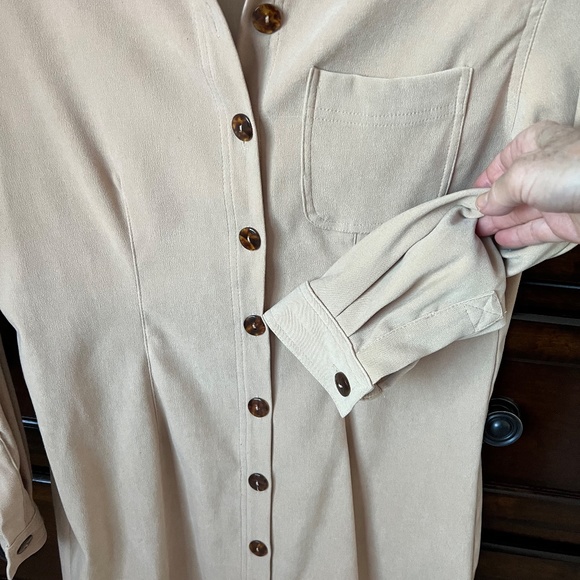 Talbots Suede-Like Dress, Size Petite 4 4P - Picture 5 of 6